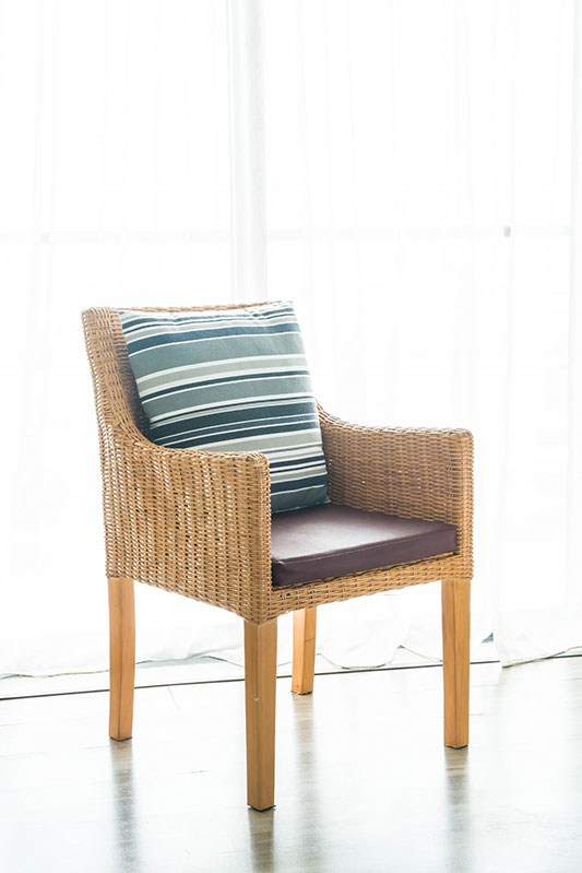 Cannage fauteuil osier