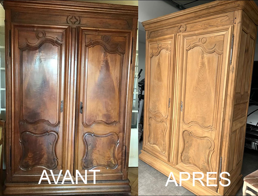 Décapage et rénovation armoire Lyon