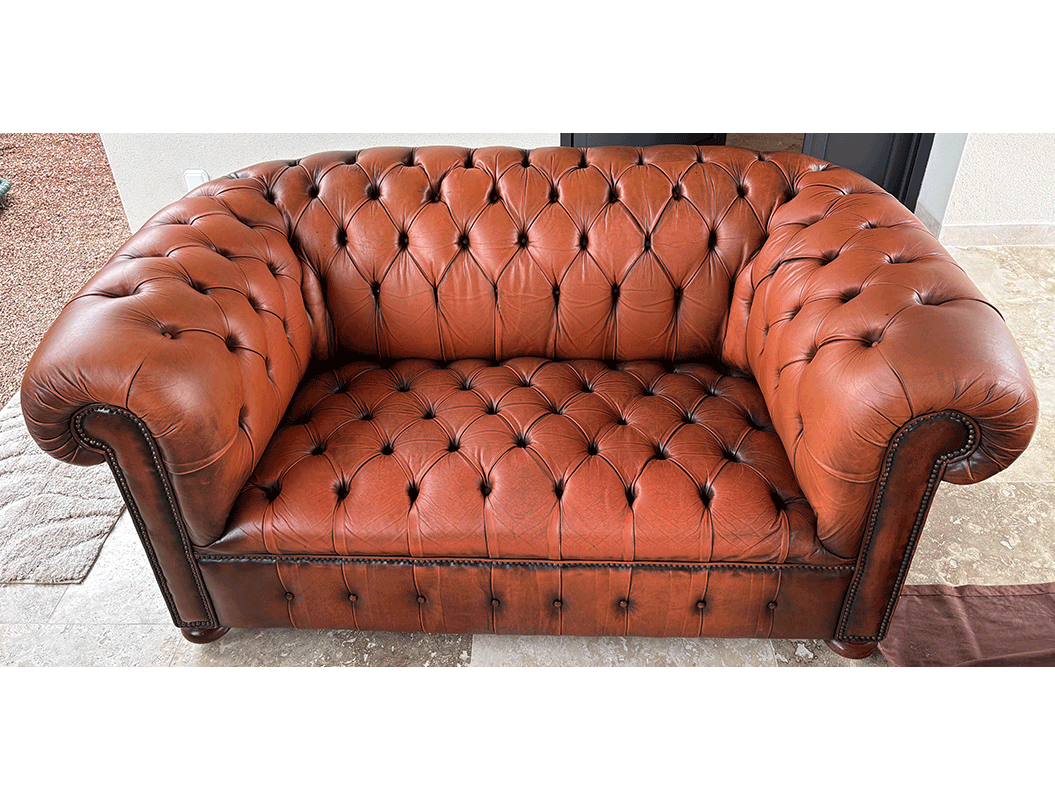 Restauration canapé cuir Lyon